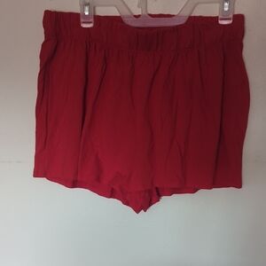 Wild Fable High Waist Red Shorts